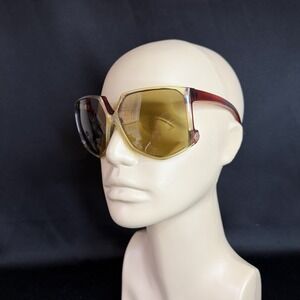 Vintage Jean Pierre Lamy Large Sunglasses made in France Anchor Retro 2 Tone